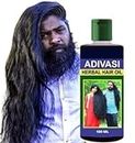 BK SALES Adivasi Ayurvedic Hair Oil for Hair Growth and Hair Strengthening Ayurvedic Herbs Oil for Strong and Healthy Hair - 100ml