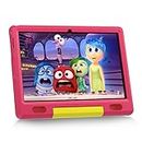 Cheerjoy Kids Tablet 10 inch, Android 13 Tablet for Kids with Parent Control, 6GB+64GB, 5000mAh Dual Camera WiFi Bluetooth Tablet with Shock-Proof Case (Pink)