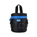 JJC Deluxe Lens Case Pouch Bag for Canon EF-S 18-55mm/EF 50mm f1.8/RF-S 18-150mm, Nikon AF-S 18-55mm/AF-P 18-55mm/AF-S 50mm f1.8, Fujifilm XC 16-50mm/XF 18-55mm & More Lens Below 2.95" x 3.93"(D x L)