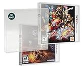 MALKO 10 Pack Video Game Protector Compatible with Nintendo 3DS Game Case | Clear Plastic Sleeve Cover