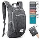 G4Free 10/15L Small Rucksack Foldable Backpack Lightweight Packable Daypack Travel Outdoor Hiking Shoulder Bag