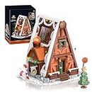 WLOXBKF 5129 Christmas House, Santa Claus Village, Street View Shop Brick House Building Set, Toy Gifts for Kids and Adults (1711+ Pcs)