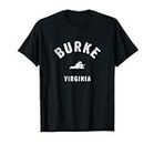 Burke Virginia VA, diseño deportivo deportivo vintage de los 70 Camiseta