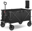 Wagon Folding Cart Collapsible Garden Beach Utility Outdoor Camping Sports