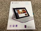 Logitech Type+ Protective Case with Integrated Keyboard For iPad Air 2 - PURPLE