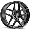 Touren TR79 Gloss Black Wheel with Alloy Steel (17 x 8. inches /5 x 114 mm, 35 mm Offset)