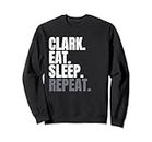 Clark Eat Sleep Repeat Camiseta, Clark Apellido Clark Sudadera