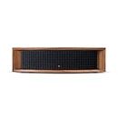 JBL L75ms Music System - Retro-Inspired Walnut Cabinet + Black Quadrex Foam Grille - with Google Chromecast Built-in, Apple AirPlay 2 & Bluetooth