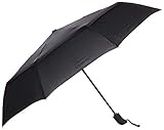 AmazonBasics Automatic Travel Umbrella, with Wind Vent, Black