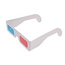 CENPEK 10PCS 3D Paper Glasses for Movies Anaglyph Paper 3D Glasses 3D Virtual Video View 3D Video Glass for Home Theater TV Movies etc