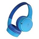 Belkin SoundForm Mini drahtloser Kinder-On-Ear-Kopfhörer mit integriertem Mikrofon zum Online-Lernen, für Schule und Reisen, kompatibel mit iPhones, iPads, Galaxy- und anderen Geräten- Blau