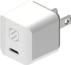 Scosche HPDC30MWT-SP Powervolt 30W USB Type-C Wall Charger Compatible with Power Delivery 3.0, 2.0, and Standard USB-C Devices, Fast Charging, White
