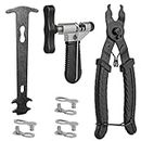 COTOUXKER Bike Chain Tool, Bicycle Chain Tool with Master Link Plier Chain Breaker and Chain Checker for Bike Chain Link Removal Repair