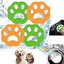 4 Pcs Pet Hair Remover for Laundry,Pet Hair Catcher for Washing Machine,Reusable Dogs Cats Hair Catcher,Lint Remover for Clothes,Removing Pet Hair Lint Hair,Bedding,Clothing,Couch,Rug,Washer,Dryer