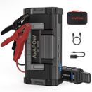 AVAPOW 6000A Car Battery Jump Starter for All Gas or up to 12L Diesel Powerful