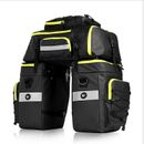 Rhinowalk 3in1 high-quality bicycle bag luggage rack bag black-yellow 75 LOVE