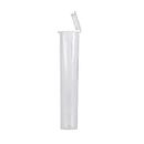 72mm Child Resistant Pop Top Cartridge Tubes Clear 1mL 0.5mL (10 Pack)