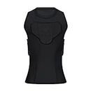 Topeter Padded Compression Shirt, Rib Protector with Protective Gear for Football, Basketball, Rugby for Young Kids (YM)