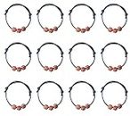 SOWAKA 12 Pcs Basketball Bracelets Adjustable Cute Inspirational Sports Beads Bracelet with Charms for Teens Students Adults Outdoor Activates Club Parties Favors (Basketball)