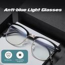 Blue Light Filter Block UV Transparent Lens Computer Gaming Glasses Anti Glare