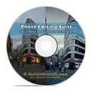 Digital Image Photo Editor Editing Software Suite CD, W/ Free Office Software