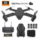 2023 New RC Drone With 4K HD Dual Camera WiFi FPV Foldable Quadcopter +4 Battery