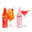 Jimmy's Gin Appreciation Pack | Cocktail Mixers | Two Flavours | Mix With Gin| Party Pack… (Sex On The Beach & Cosmopolitan, Pack of 8)