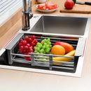 Dish Drainer Rack Dish Drainer Scalable Sink Organizer Rack for Home Accessories