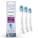 Philips Sonicare Optimal Gum Care Replacement Brush Heads, White, 3 pack, HX9033/65