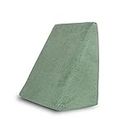 Wakefit Wedge Pillow, Memory Foam Orthopedic Wedge Pillow for Back Support, Acid Reflux, Sleeping, Leg Elevator, Pregnancy Maternity, Anti Snoring, (Olive Green, 18X17.5X 11 Inch, Medium), Pack of 1