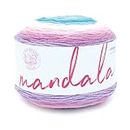Lion Brand Yarn Mandala Yarn, Multicolor Yarn for Crocheting and Knitting, Craft Yarn, Liger, 1770 Foot (Pack of 1)