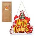 qiyifang Lighted Merry Christmas Sign - Battery Operated Lights | Christmas Window Lights Decorations Lighted Merry Christmas Sign Battery Powered for Indoor Wall Decorations