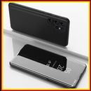 Mirror Cell Phone Sleeve Accessories Flip-type for Samsung Galaxy S23 Ultra