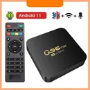 Q96 max hd 4k smart tv box wifi 4g set top box android 11 smart tv 3d media player android tv box