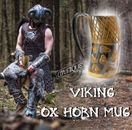 Viking Medieval Drinking Horn Mug Beer Tankard Tribes Wine Christmas Gifts Party