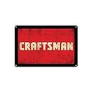 Craftsman Power Tools Heimwerker Vintage Retro Metall Wanddekoration Kunst Shop Man Cave Bar Pub Aluminium 20,3 x 30,5 cm Schild