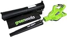 Greenworks 40V 185 MPH Variable Speed Cordless Blower Vacuum, Battery Not Included 24312