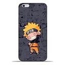 GRABB KAR Hard Back Cover Case for iPhone 6 Plus/iPhone 6S Plus | 3D Printed Designer Matte Phone Case Mobile Cover | Anime Cute Naruto - Multicolor