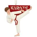 Kurt Adler 4" Resin Karate Boy Christmas Ornament
