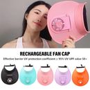 Unisex Portable Fan Cooling Baseball Hat Outdoor Sport Hikin√ Summer Cap T7K9