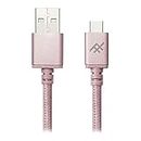 ZAGG Uniquesync Premium Mobile Phone Cable USB-A USB-C Rose Gold 1 m – Mobile Phone Cables
