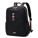 GOLF SUPAGS Laptop Backpack Purse for Women Casual Daypack Work Travel Bookbag Fits 14/16 Inch Notebook, Black, 14 Inch, Business Casual