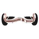 Hover-1 Titan Electric Hoverboard | 7MPH Top Speed, 8 Mile Range, 3.5HR Full-Charge, Built-In Bluetooth Speaker, Rider Modes: Beginner to Expert, Rose Gold