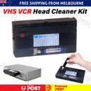 Video Head Cleaner Tape Cassette Wet System VCR VHS Player & Cleaning Fluid AU