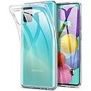 Solimo Soft and Flexible Back Cover for Samsung Galaxy A51 (Transparent, Polycarbonate)