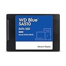 WD Blue SA510 SATA SSD 250 GB 2,5 Zoll (Lesen bis 555 MB/s, Schreiben bis 440 MB/s, Upgrade für PC/Laptop, dreimonatiges Probeabo von Dropbox Professional, Western Digital SSD Dashboard)