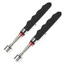 2PCS Telescoping Magnetic Pick Up Tool 20 lb - Extendable 31",Telescopic Magnet Stick Useful for Hard-to-Reach,Sink Drains Mechanic Automotive Gifts for Men,Women,Birthday,Father's Day,Christmas