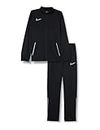 Nike Unisex Dri-FIT Academy Trainingsanzug, Schwarz/Weiß/Weiß, S
