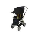 Manito Sun Shade for Strollers and Car Seats - Black (7 Available Colors)