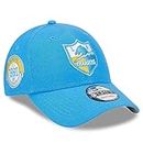 New Era Hommes poudre bleu Los Angeles Chargers 2023 Sideline historique 9FORTY réglable chapeau, bleu poudre, taille unique, Poudre bleue, taille unique
